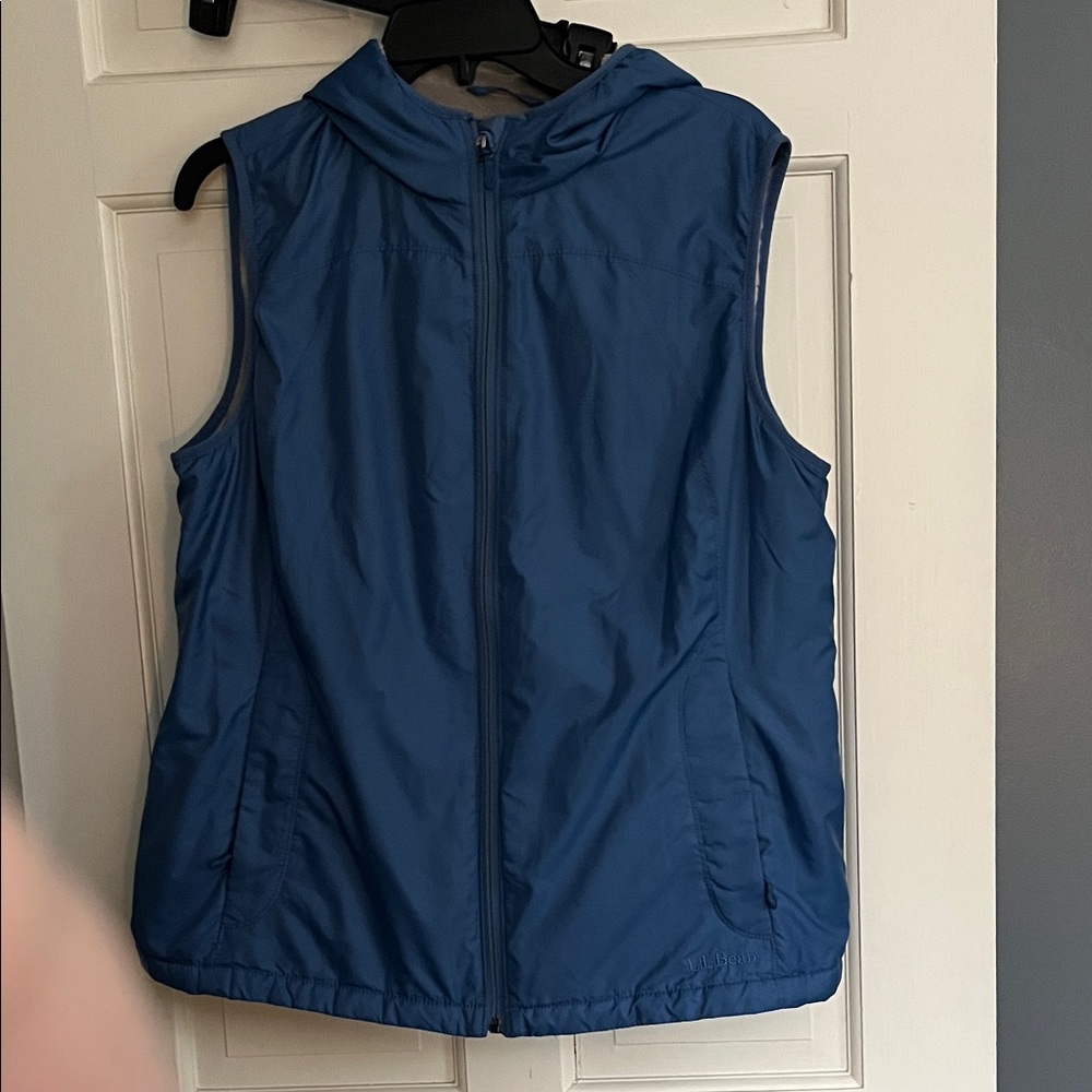 L.L. Bean Blue Polyester Vest